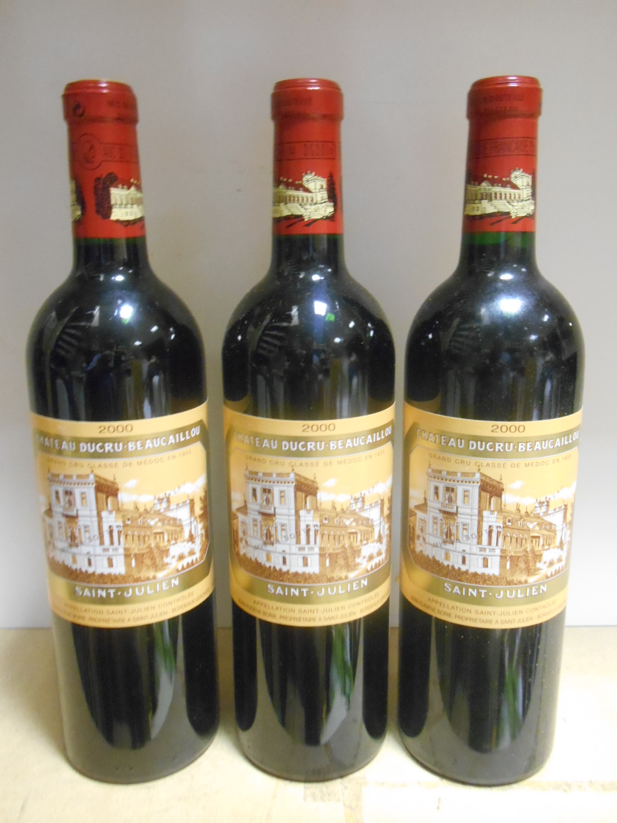 Chateau Ducru-Beaucaillou, St Julien 2eme Cru 2000, six bottles (ex. The Wine Society)