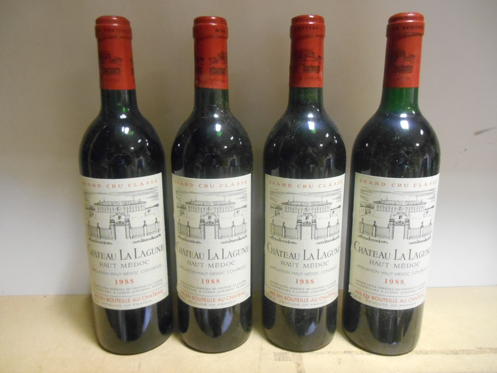 Chateau La Lagune, Haut-Medoc 3eme Cru 1985, two bottles (levels very top shoulder); together with - Image 2 of 2