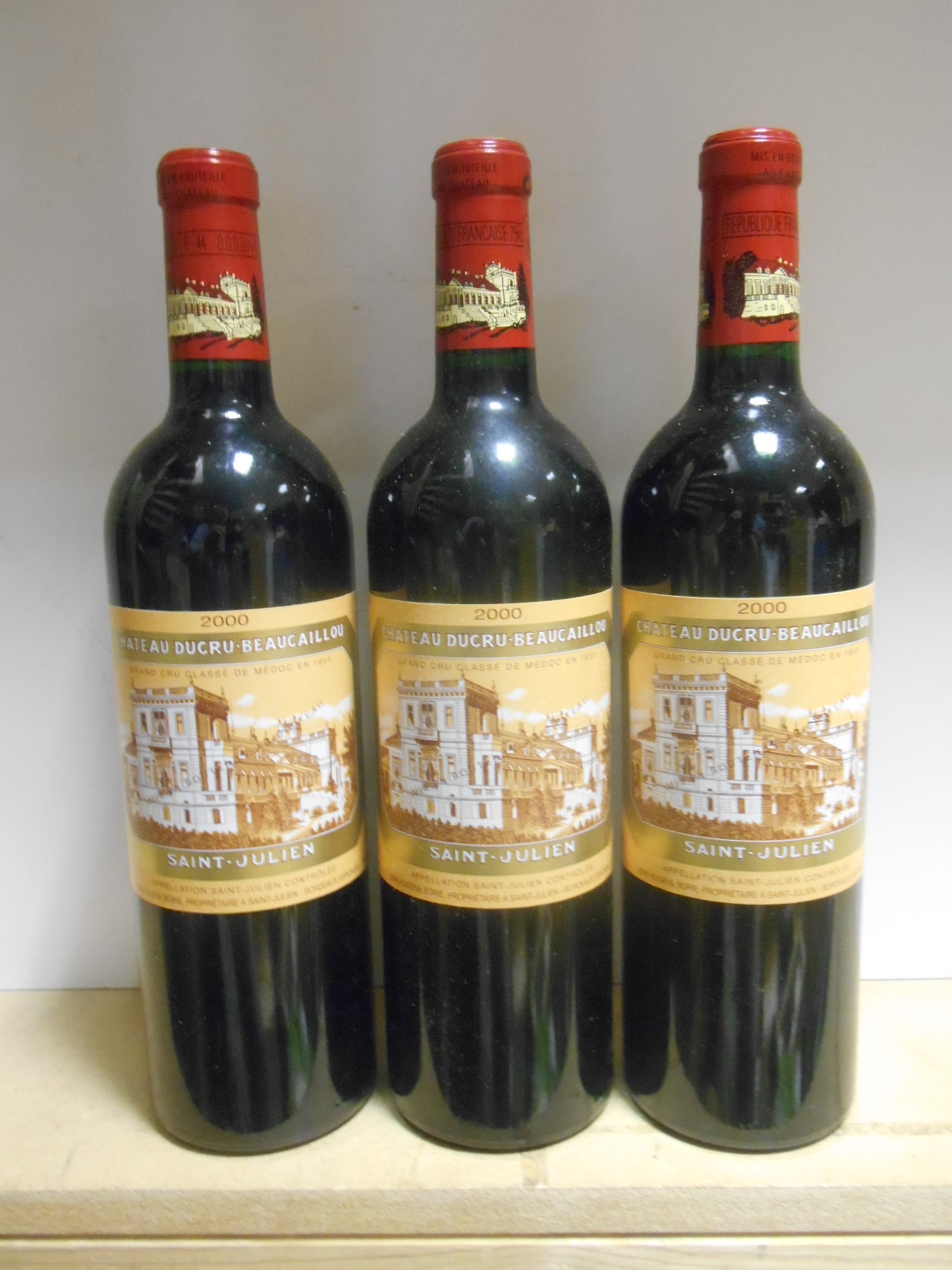 Chateau Ducru-Beaucaillou, St Julien 2eme Cru 2000, six bottles (ex. The Wine Society) - Image 2 of 2