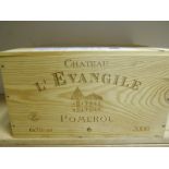 Chateau L'Evangile, Pomerol 2000, six bottle owc (ex. The Wine Society)