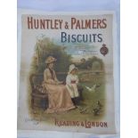 A Huntley & Palmers Biscuits 'Grand Prize Paris 1878' Reading and London pictorial showcard, 18 1/