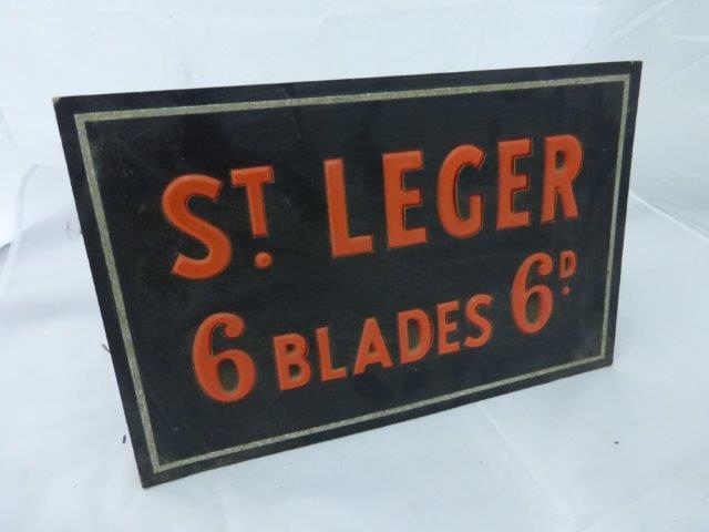 A Thomas Ward & Sons Ltd. St. Leger Blades light box.