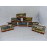 Eight boxed Matchbox Models of Yesteryear.