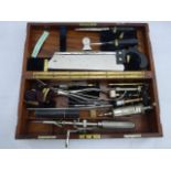 A mahogany and brass bound Maw Son & Thompson, Aldersgate St. London surgeon's kit including a