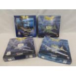 Four boxed Corgi Aviation Archive die-cast military aircraft - Operation Chastise Auro Lancaster -