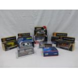 Seven boxed Corgi die-cast models all relating to Roger Moore as James Bond including For Your