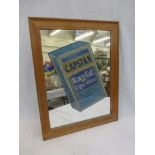 A 'Capstan' Navy Cut Cigarettes pictorial packet advertising mirror, 18 1/4 x 23 1/4".