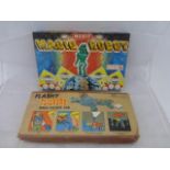 A boxed Merit 'Magic Robot' by J&L Randall Ltd. and a boxed 'Flashy Flickers' Magic Picture Gun by