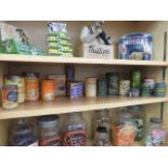 Yesterday's World Museum Grocery Store - a selection of early tins and packaging, all coffee and
