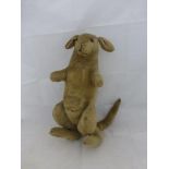 An early soft toy kangaroo.