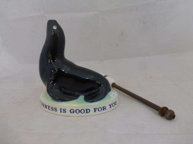 A Carltonware Guinness lamp base.