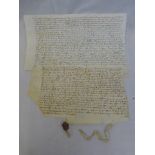 Two 17th Century Obligation bonds, one dated 1612 and signed by Thomas Mildmay - Suffolk.