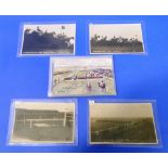 Grand National; 13 cards, 1912 and later, mainly real photo, some postally used, including The Start