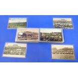 Epsom Race Course; 67 cards, 1905 and later, real photo and printed, some postally used, including
