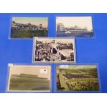 Newbury Race Course, 10 cards, 1905 and later, real photo and printed, some postally used, including