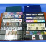 A Collection of Stamps, in three covers with China 1970's sets, mint, Great Britain with mint