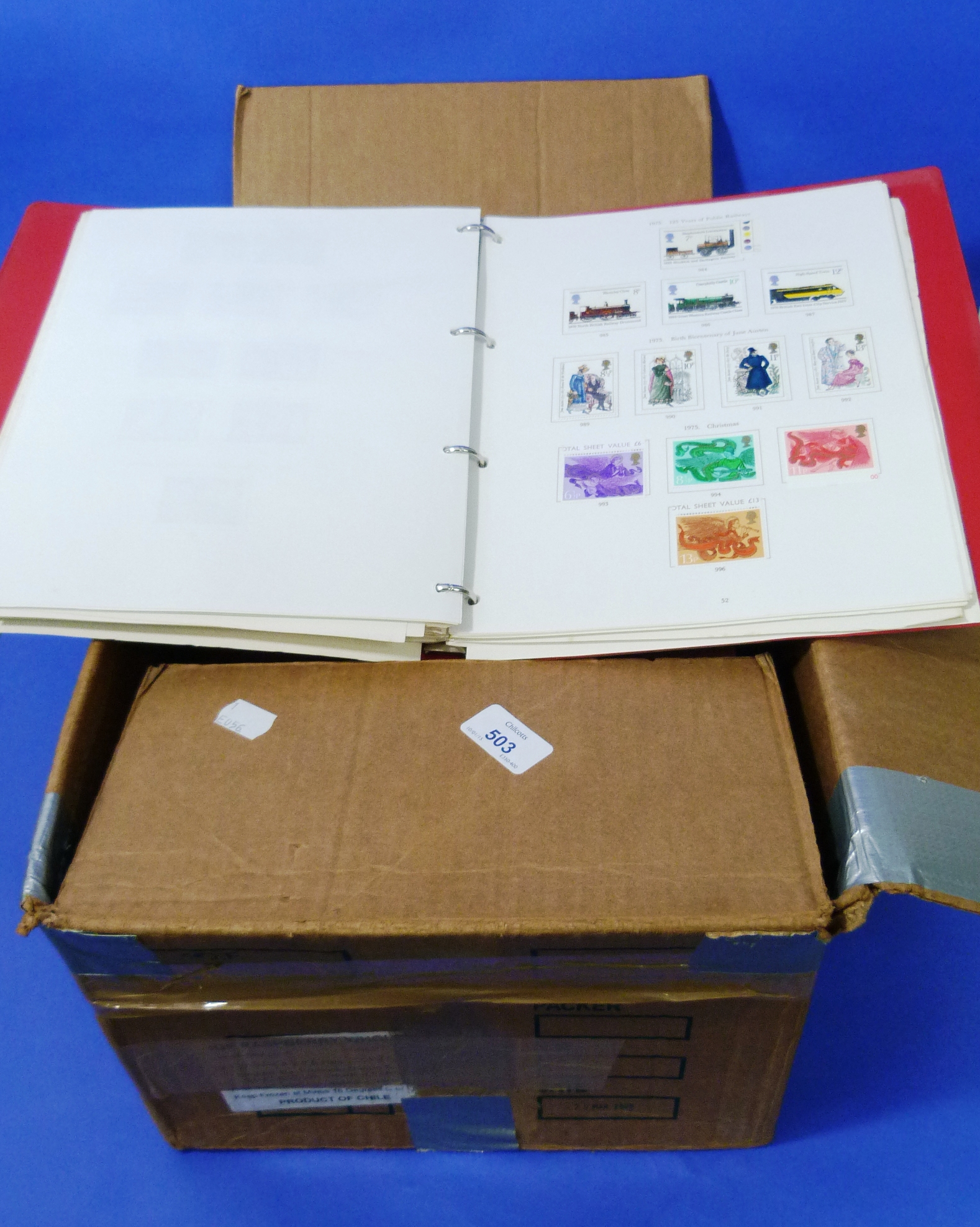 An Accumulation of Stamps and Covers in albums and loose contained in three boxes, with Great - Image 4 of 4