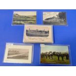 Various Race Courses and Closed Race Courses; 30 cards, 1904 and later, real photo and printed, some