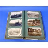 An album of Postcards, approximately 200 cards, including Barnstaple and North Devon, dignitaries,