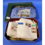 An Accumulation of Stamps and Covers, in an album and loose, including 1936 Scipio Crash cover,
