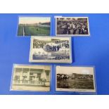 Doncaster Race Course; 42 cards, 1904 and later, real photo and printed, some postally used,