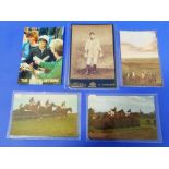 Horse Racing and other horse related Pastimes; a collection of postcards, Nostalgia cards, cigarette
