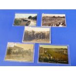 Chester Race Course; 10 cards, 1906 and later, real photo and printed, some postally used, including