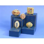 A Collection of Halcyon Days Enamel Boxes, of Royal interest, comprising "Investiture of Edward,