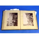 A 19thC Photograph Album; 1882-1888, relating to Honiton, Cambridge, Manchester and Spencer Murch