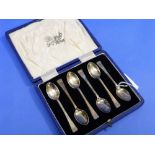 An Edward VIII set of six silver Coffee Spoons, by Elkington & Co Ltd, hallmarked Birmingham,