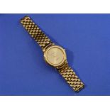 Rolex; a lady's 18ct gold Rolex Cellini Wristwatch, circa 1997, the circular dial with Arabic