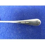 A Georgian silver Toddy Ladle, by Edward Mayfield, hallmarked London, of small size with plain