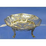 A George V silver Bonbon Dish, by J.B. Chatterley & Sons Ltd, hallmarked Birmingham, 1933, of