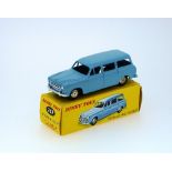 Dinky Toys; French issues, No.24F Familiale 403 Peugeot, light blue, boxed, and No.24T 2 CV.