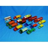 Dinky Toys; sixteen commercial vehicles, including No.941 Foden 14 ton Tanker 'Mobilgas'; No.943