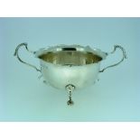 An Edwardian silver two-handled Sugar Bowl, by J. Sherwood & Sons, hallmarked Birmingham, 1902, with