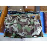 A W.W.II German Camouflage Zeltbahn, M31. THIS LOT WILL BE SOLD ON FRIDAY 11TH SEPTEMBER STARTING AT