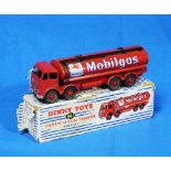 Dinky No.941 Foden 14-Ton Tanker "Mobilgas", red, in striped box, box scruffy.  THIS LOT WILL BE