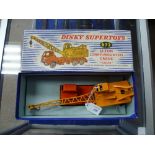 Dinky Supertoys No.972 20-Ton Lorry-Mounted Crane "Coles", orange and yellow, boxed. THIS LOT WILL