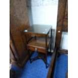 A Victorian mahogany single drawer Plant Table