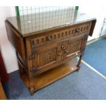 A Carolean style oak serving Sideboard