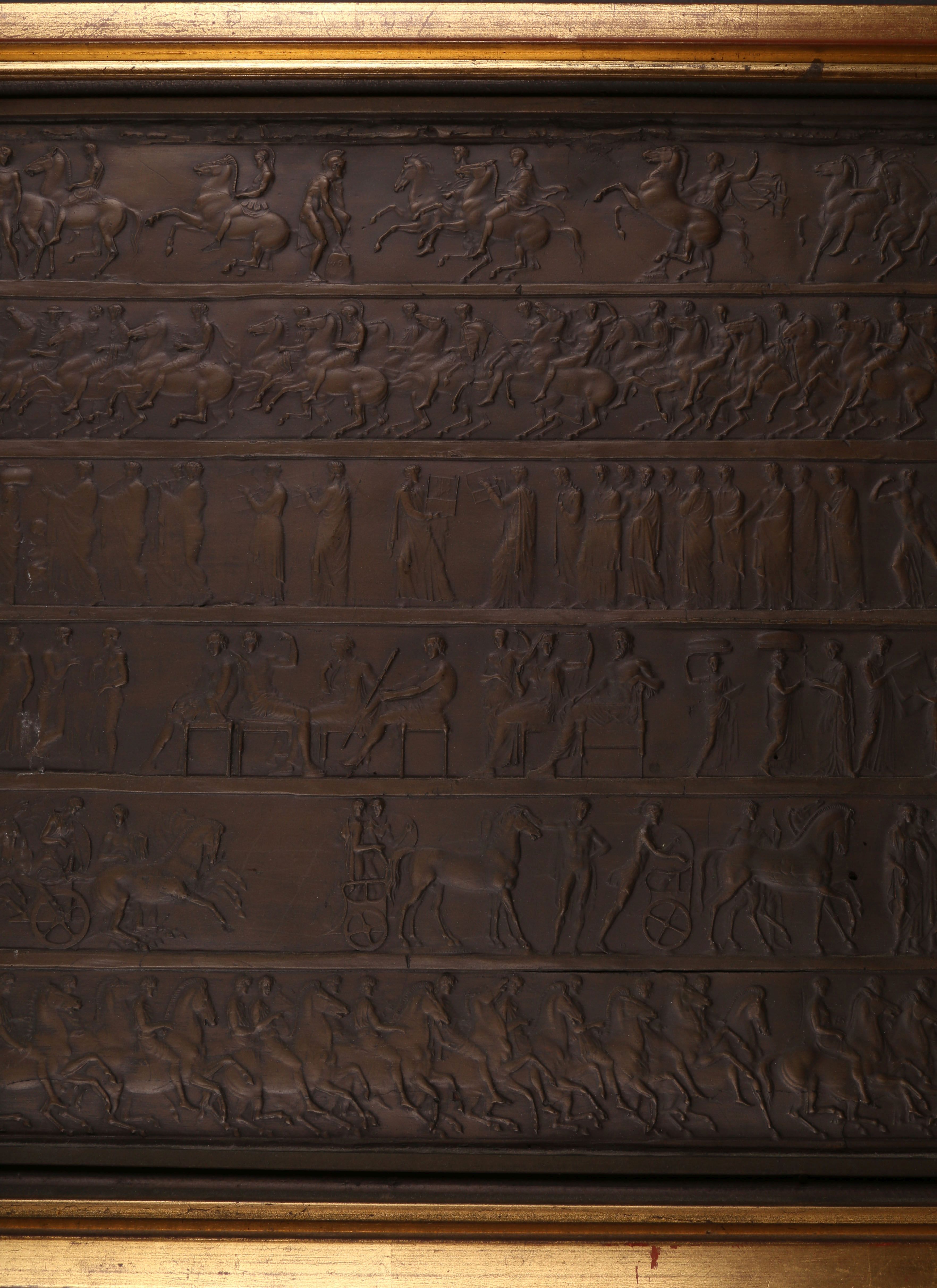 The Elgin Marbles, bronzed effect study, circa 1970s, 34.5 x 130cm. - Image 2 of 4