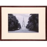 A set of six photographic images of London, including Albert Memorial and the Serpentine, all
