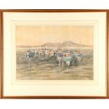 Winton Aldridge, watercolour, fishing boats at anchor, signed and framed.