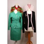 Seven vintage designer ladies clothing, including Leo Marchiano, Adele Simpson (Christian Dior),