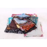 Twenty 1960s ladies silk scarves, including twelve Liberty's of London, six Jacqmar, one Givenchy, a