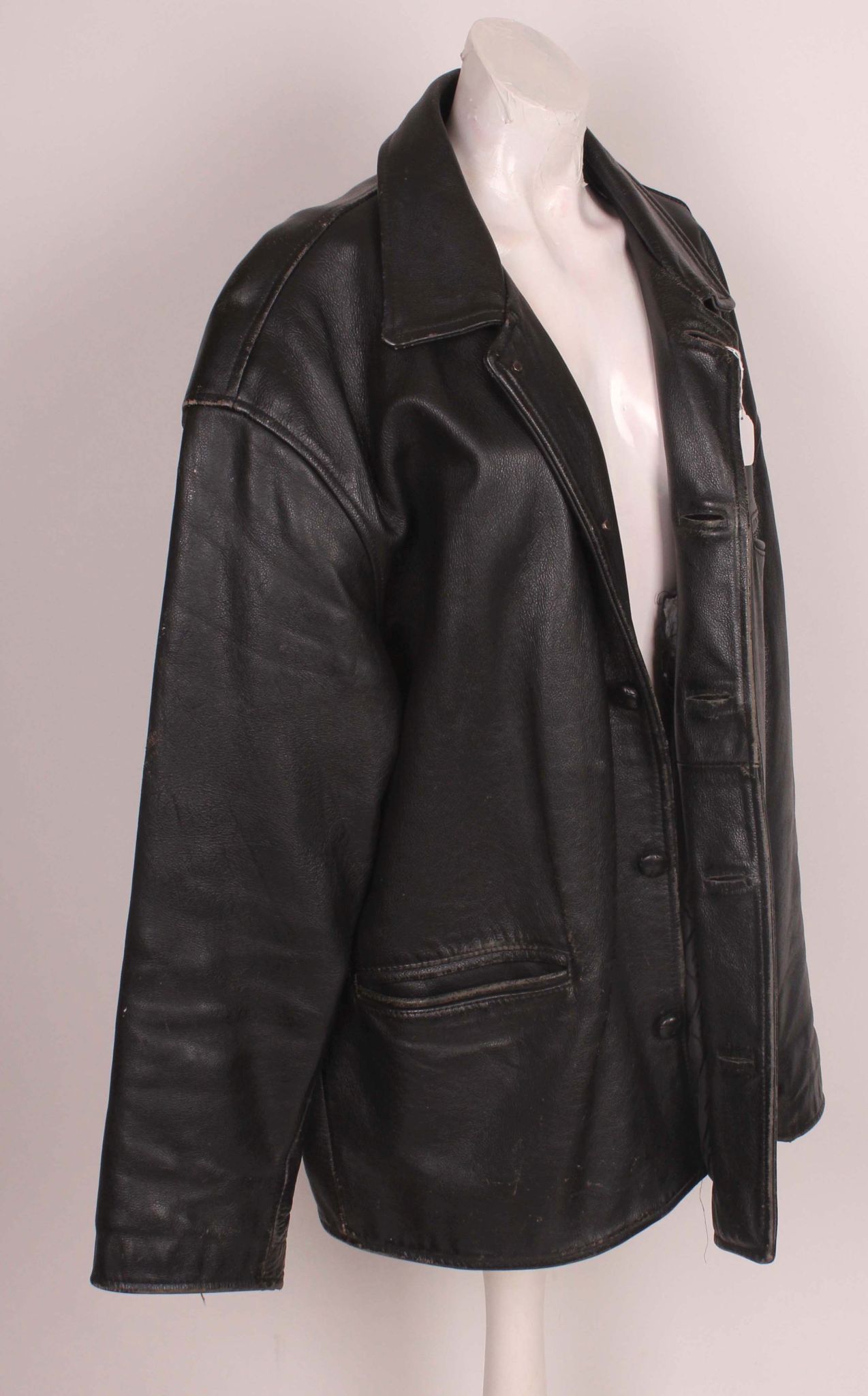 leather donkey jacket