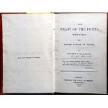 [LEIGH HUNT, James Henry (1784-1859)].  The Feast of the Poets, with Notes, and Other Pieces in