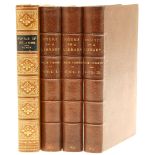 BINDINGS - Leslie STEPHEN (1832-1904).  Hours in a Library. London: Smith, Elder, 1899. 3 volumes,