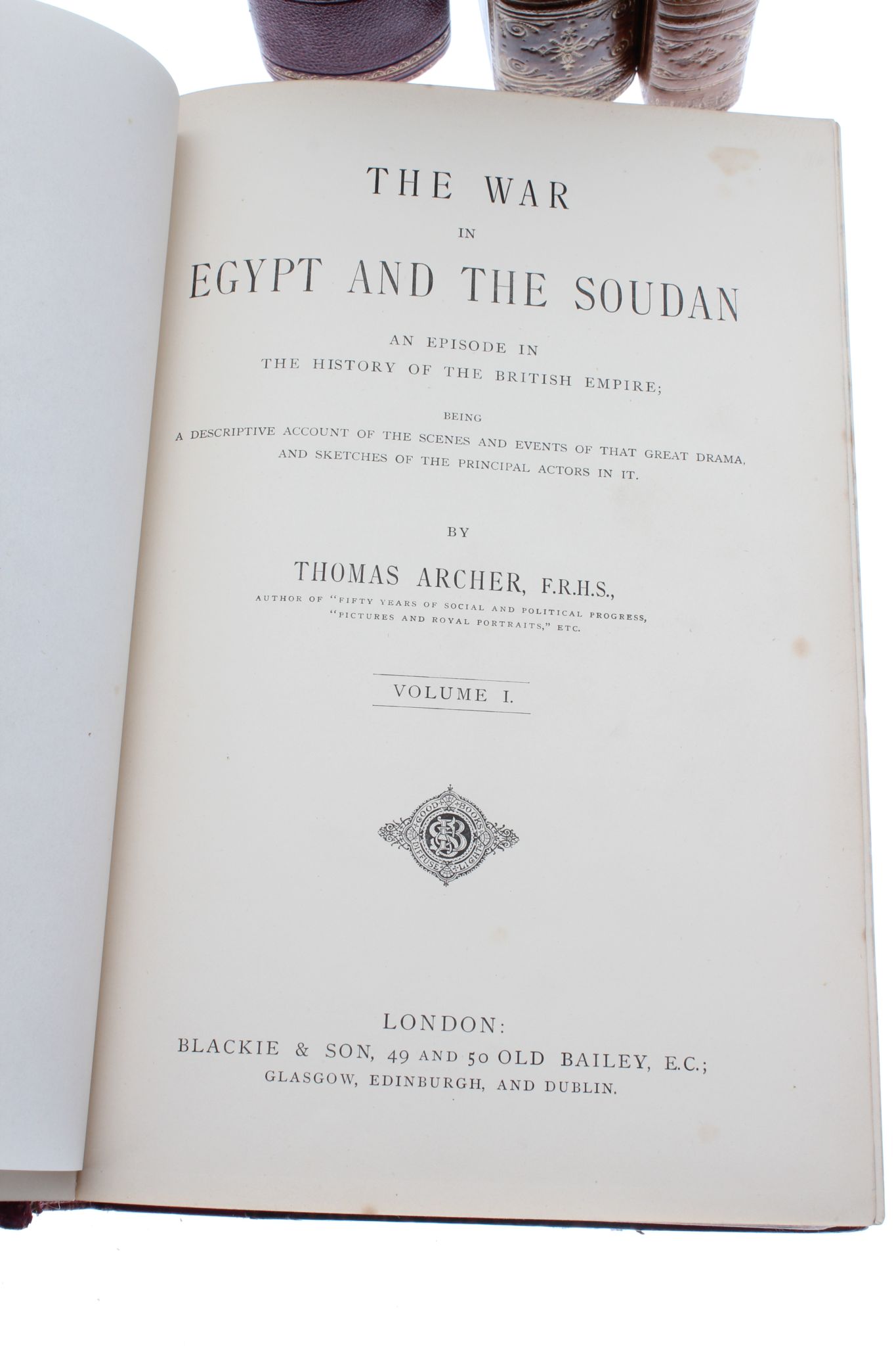 BELLEW, H. W.  Journal of a Political Mission to Afghanistan, in 1857. London: Smith, Elder, 1862. - Image 2 of 5